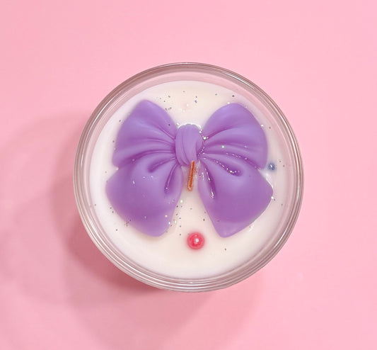 Lilac Ribbon Candle(2.5oz)