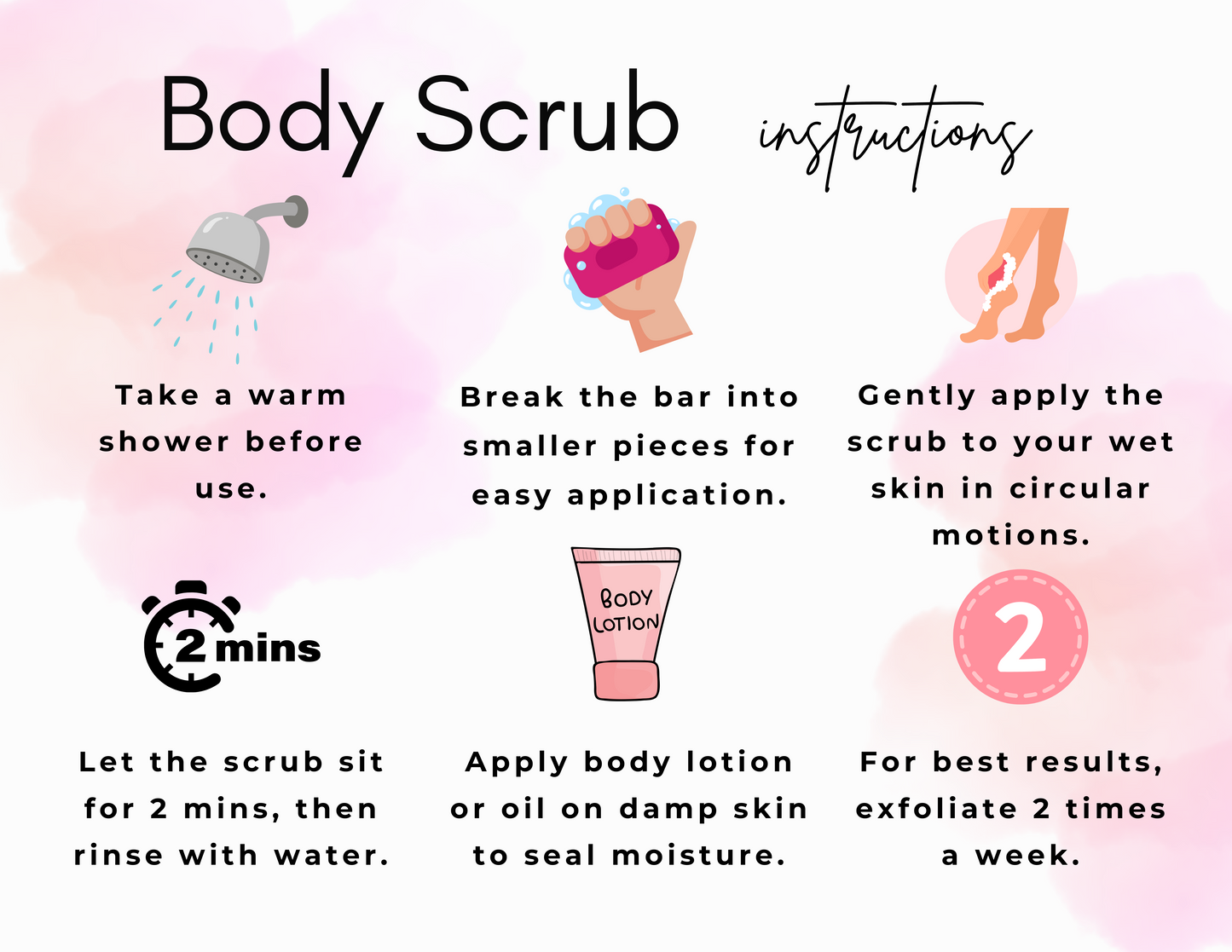 Himalayan Pink Sea Salt Body Scrub Bar