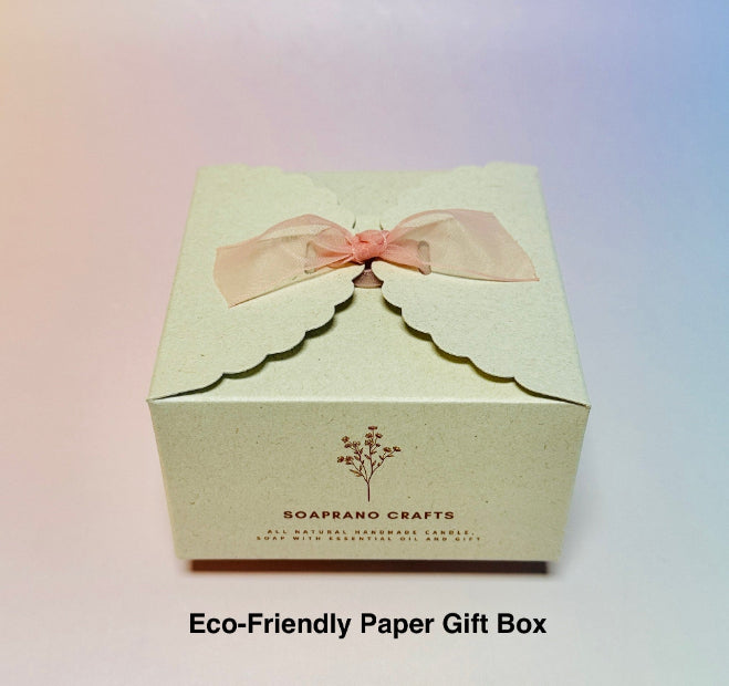 Lilac Ribbon Tealight Candle(4 in a box)