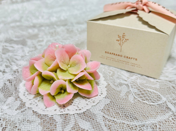 Hydrangea Shaped Candle