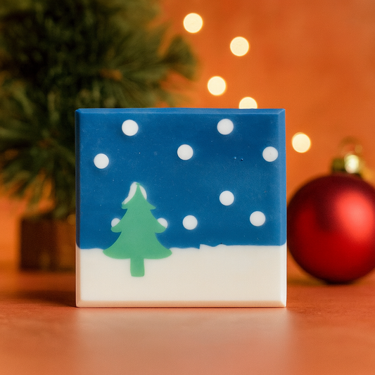 Let it Snow Natural Holiday Soap