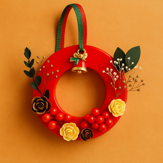 Holiday Botanical Flower Wax Sachet(Wreath)