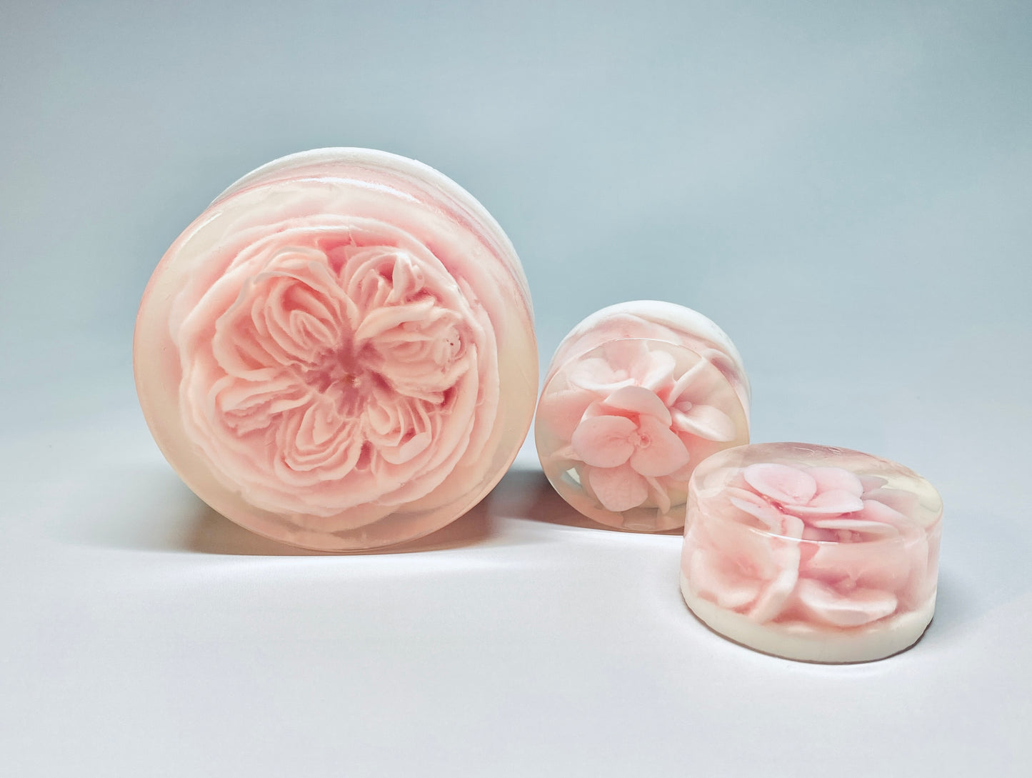 Juliet Rose and Hydrangea Soap Set