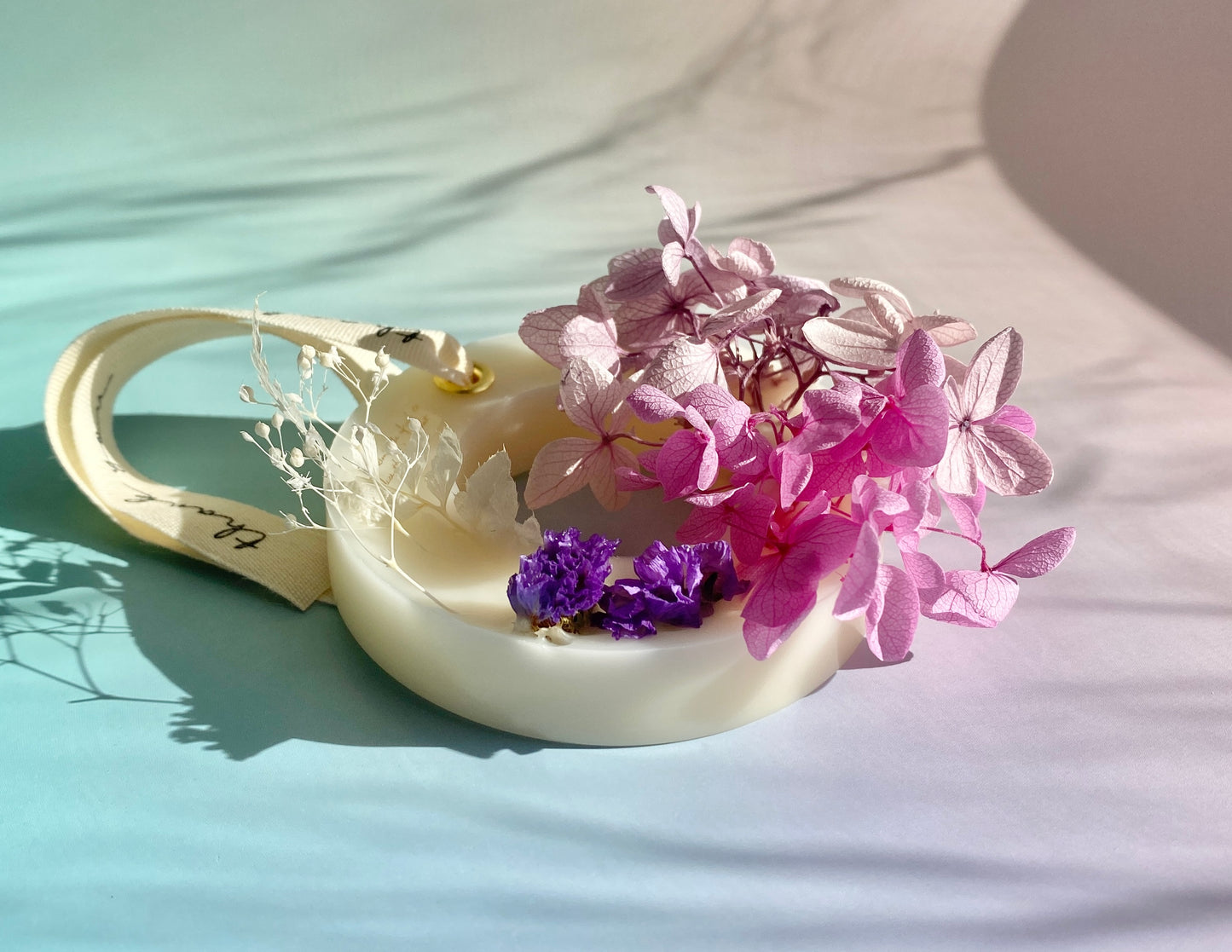 Purple Botanical Flower Wax Sachet(Wreath)