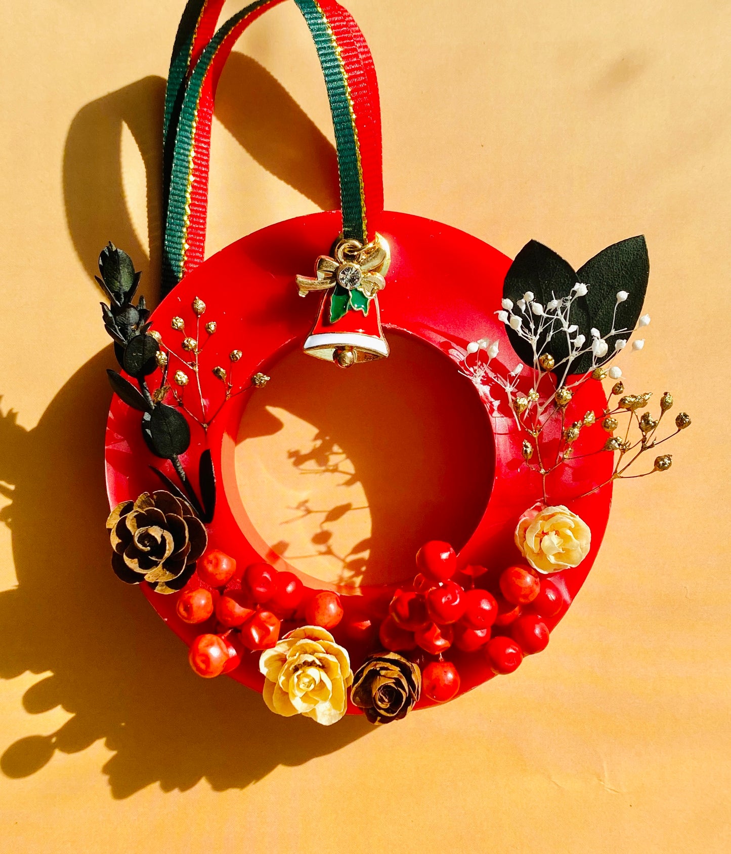 Holiday Botanical Flower Wax Sachet(Wreath)