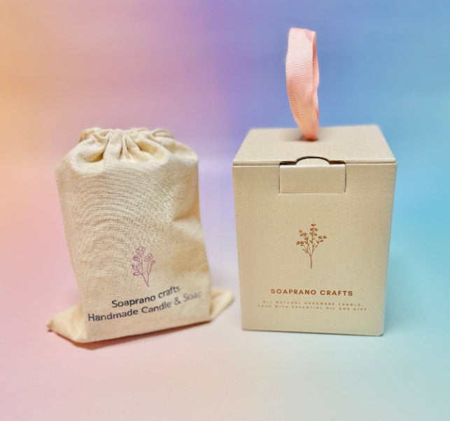 Cinnamon Candle with American cherry wood wick