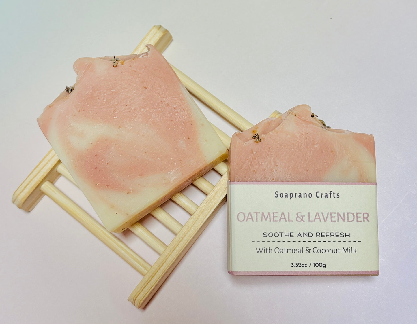 Oatmeal and Lavender Natural Soap