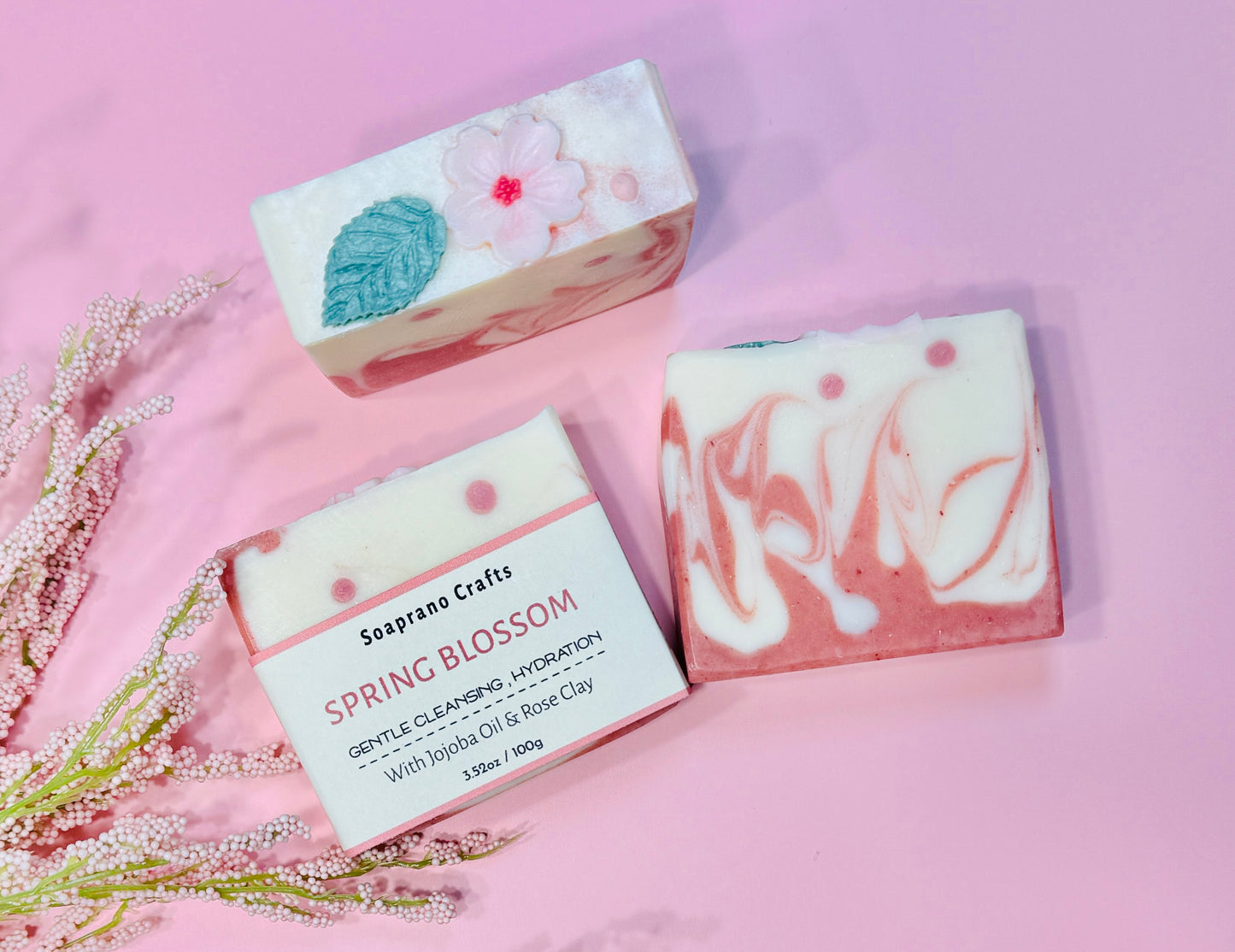 Spring Blossom Natural Facial Soap