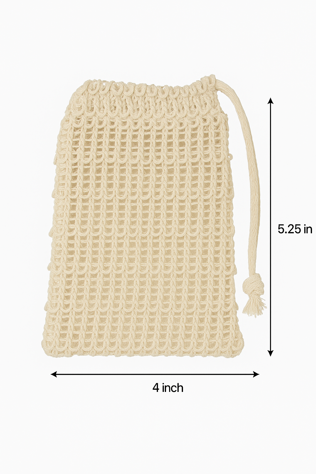 Natural Sisal Soap Saver Bag