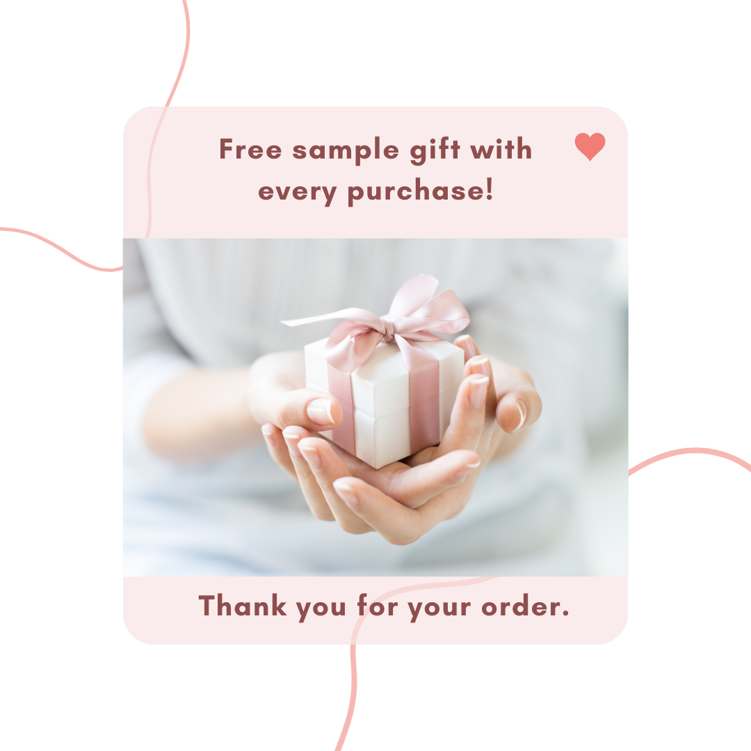 Gift With Purchase Examples Free sample gift with every purchase! – Soaprano Crafts