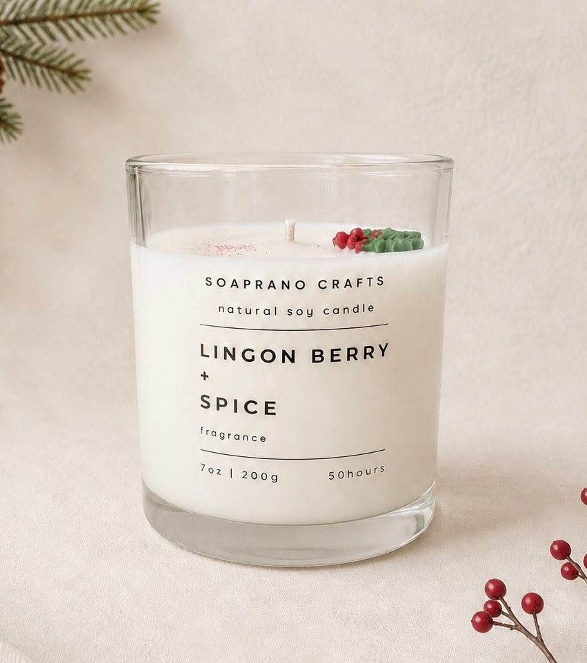 Lingonberry Spice Candle(7oz)
