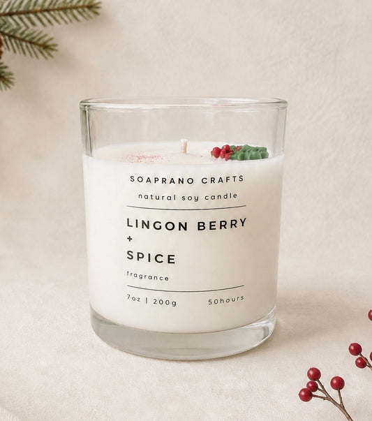 Lingonberry Spice Candle(7oz)