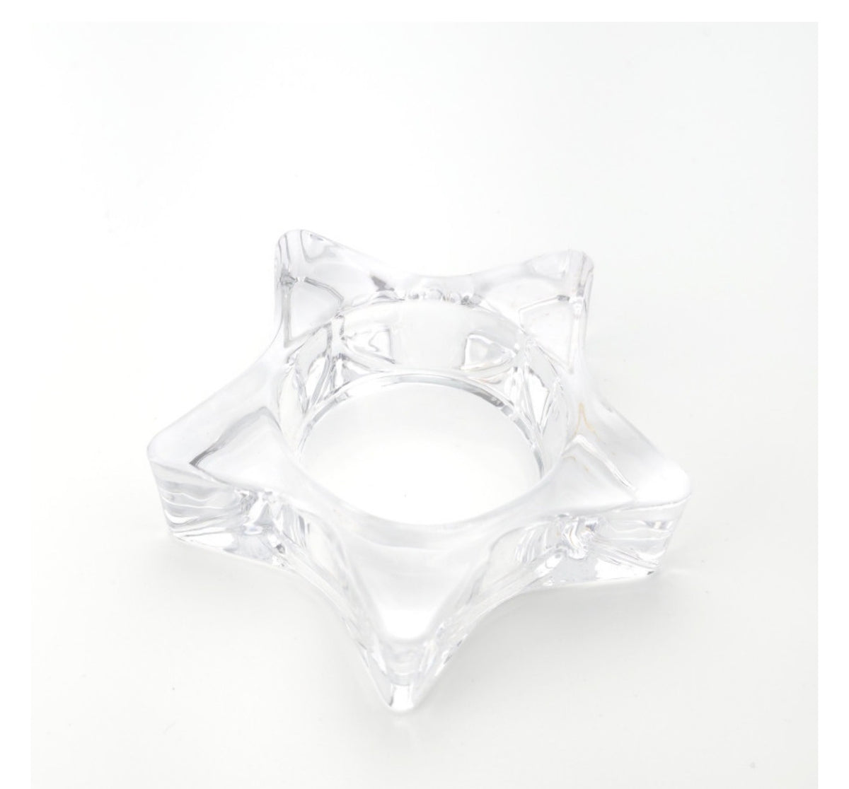 Star Glass Tealight Holder