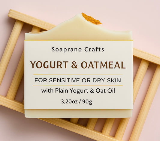 Yogurt and Oatmeal Natural Facial Soap