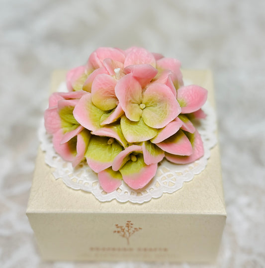 Hydrangea Shaped Candle