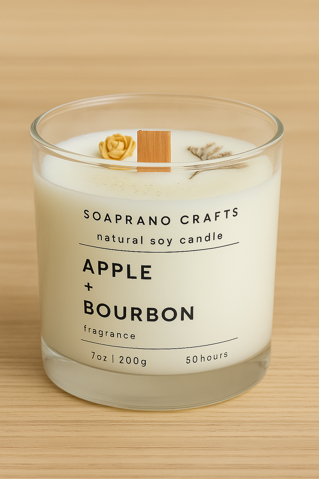 Apple and Bourbon Candle(7oz)