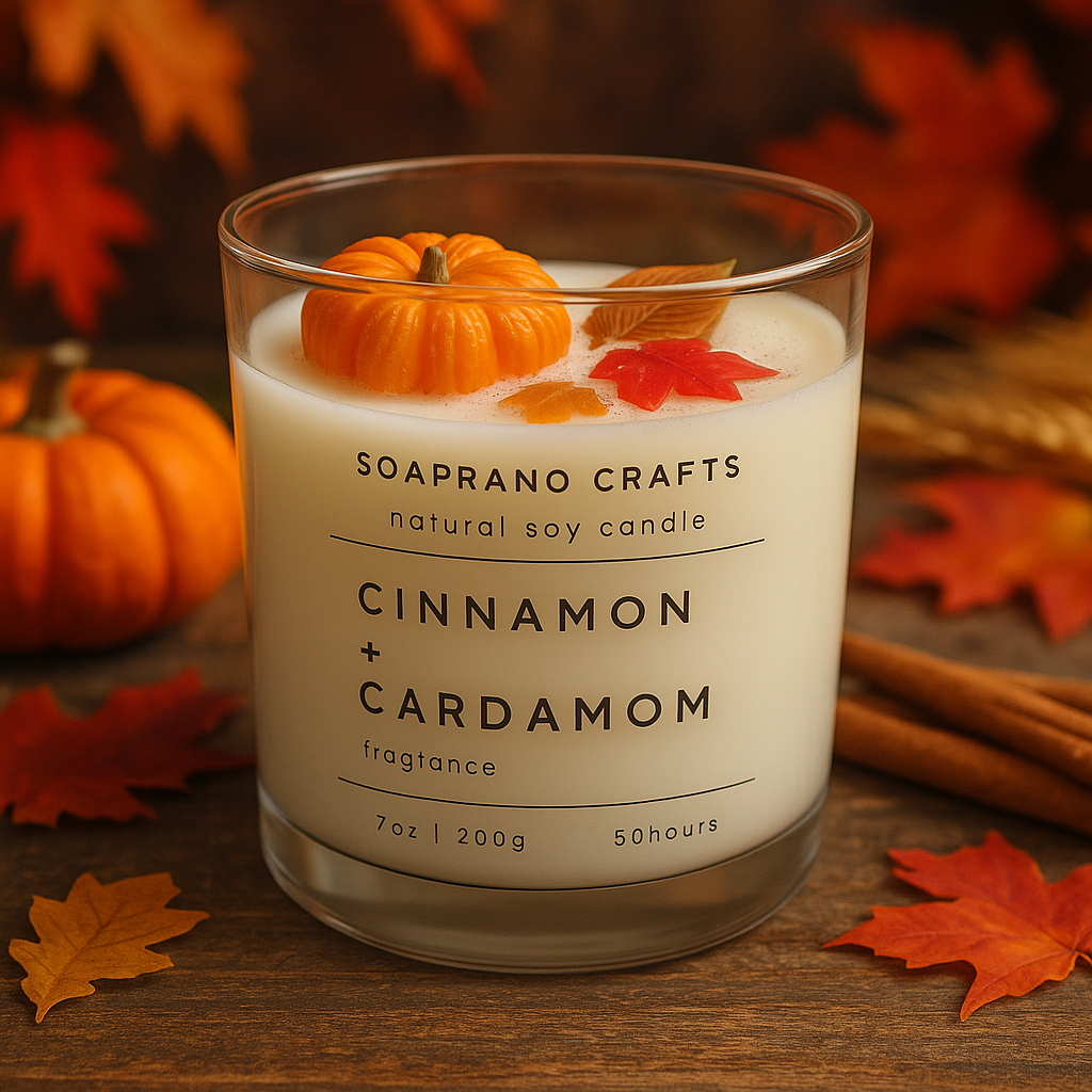 Cinnamon and Cardamom Candle(7oz)