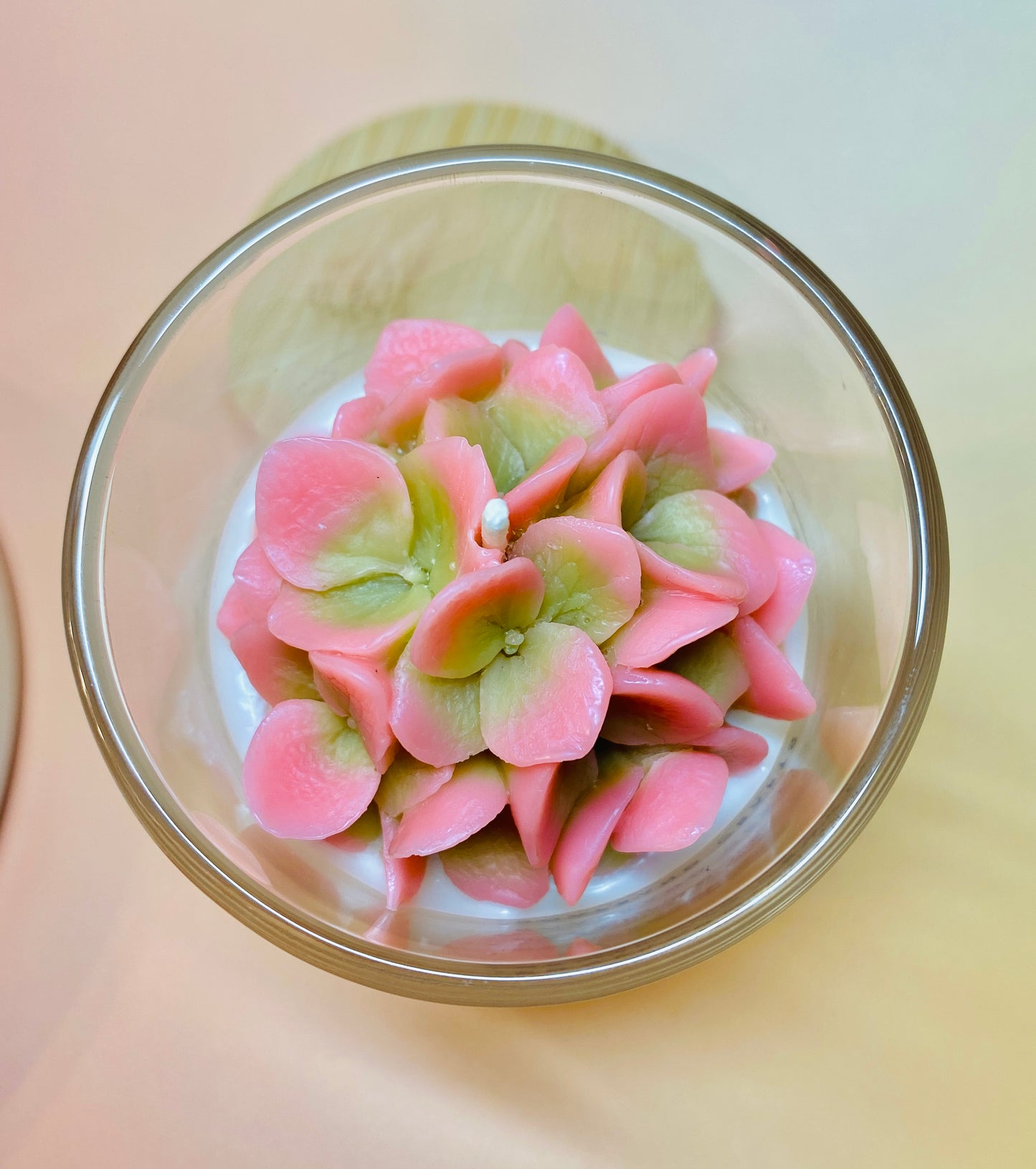 Hydrangea Flower Container Candle(7oz)