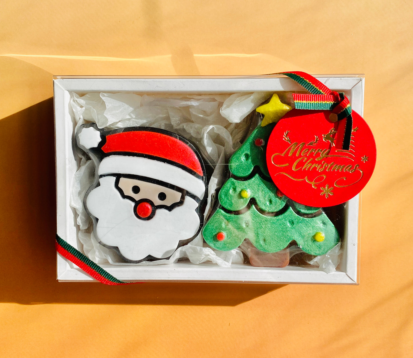 Santa Claus & Christmas Tree Holiday Soap Set