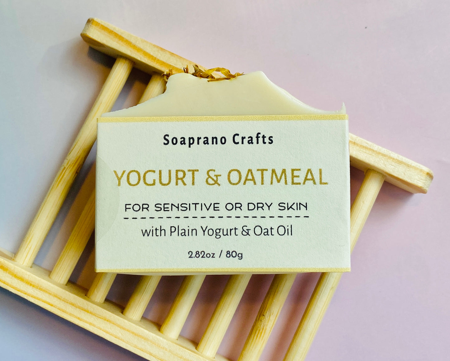 Yogurt and Oatmeal Natural Facial Soap