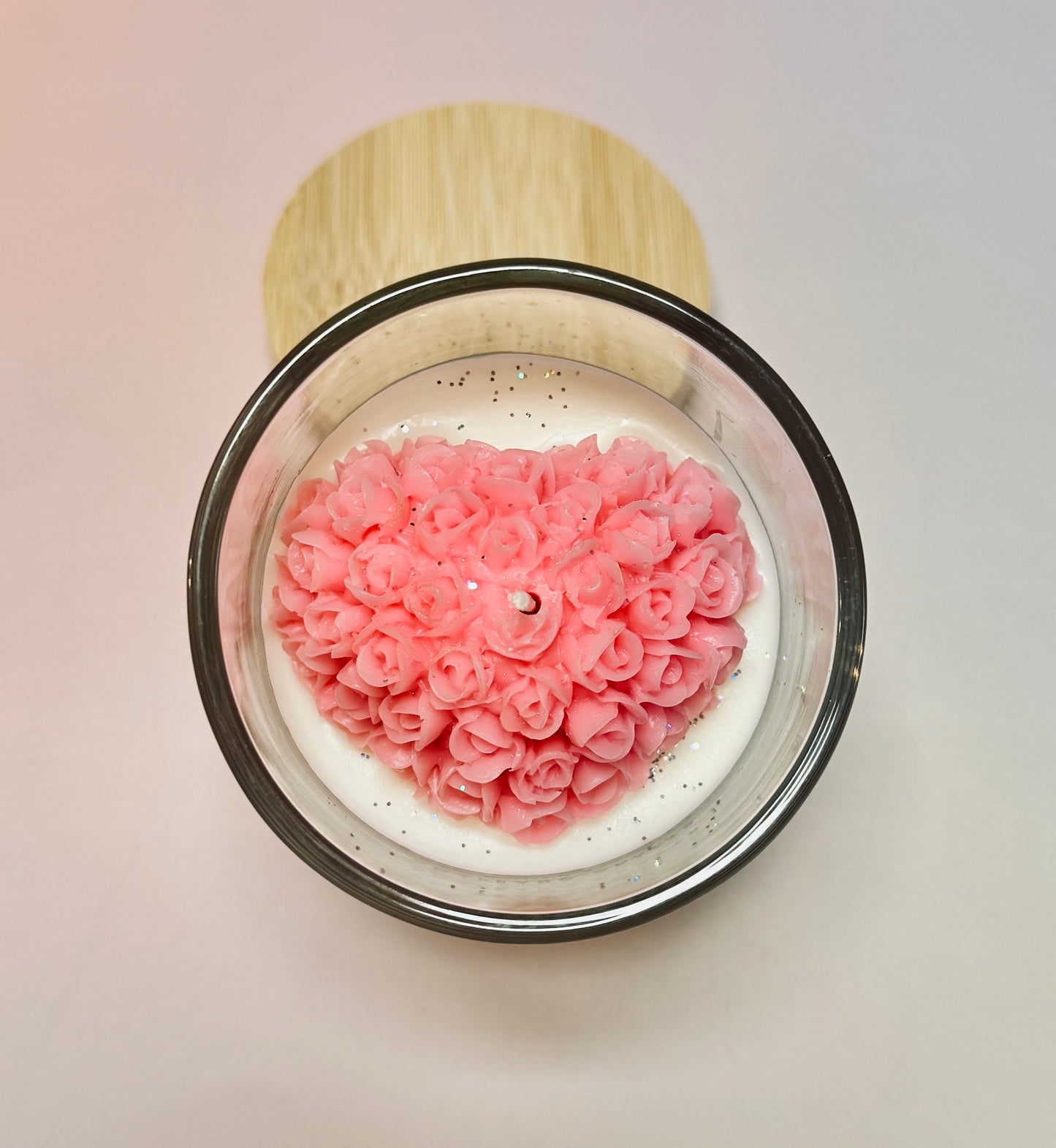 Pink Rose Container Candle(5oz)