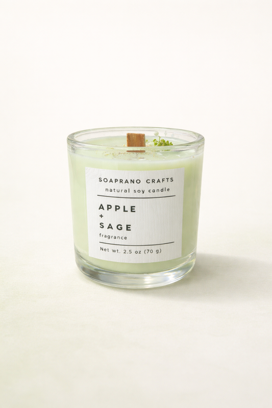 Apple and Sage Candle(2.5oz)