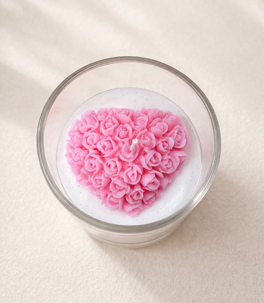 Heart Rose Candle(5oz)