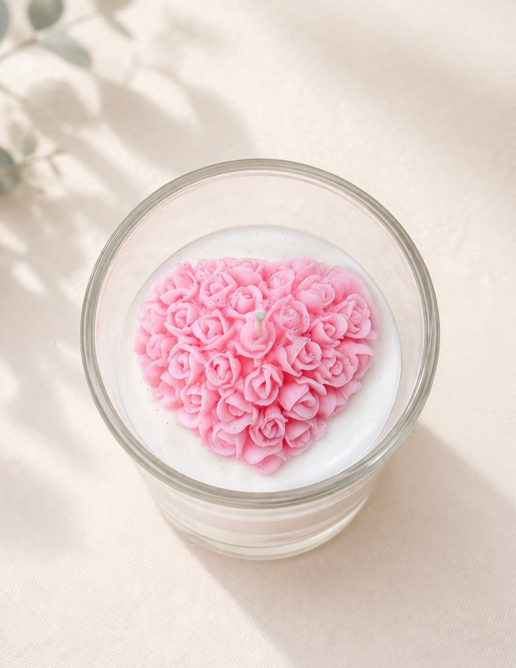Heart Rose Candle(5oz)